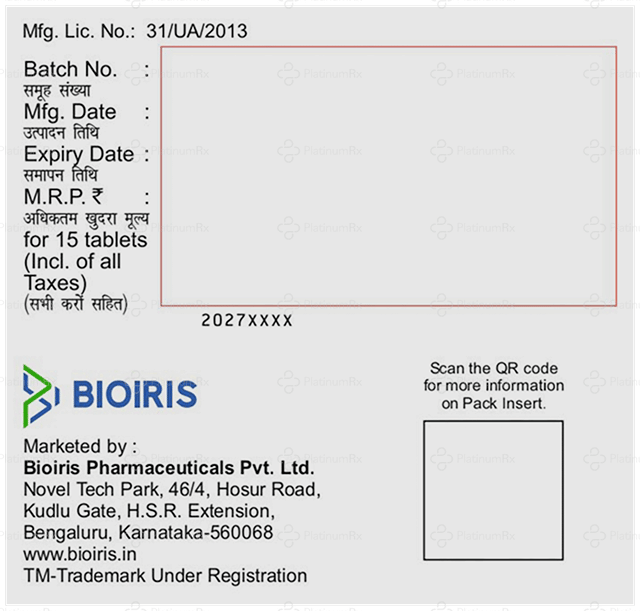 Gliris MV 3/500/0.3mg Tablet SR 15s
