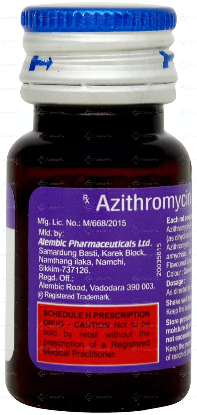 Azithral JR 40mg Oral Suspension 7.5ml