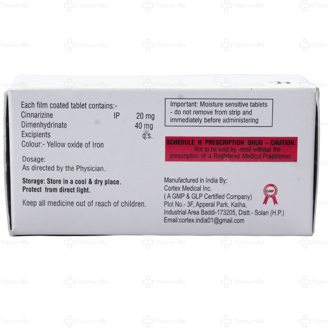 Vertidax Plus 20/40mg Tablet 10s