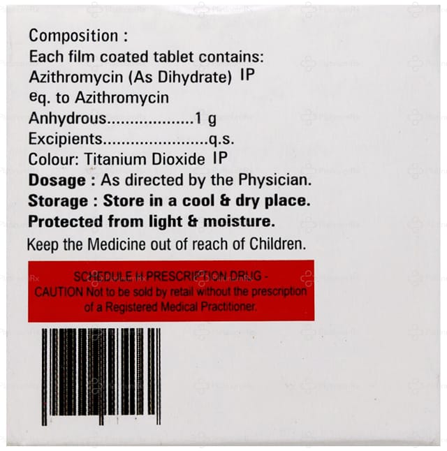 Azeetop 1gm Tablet 1s