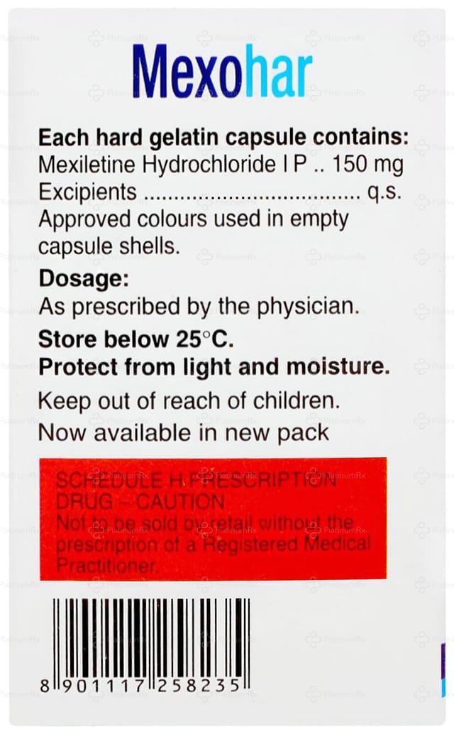 Mexohar 150mg Capsule 30s