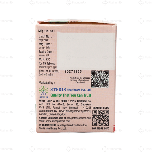 Olmistrum AM 40/5mg Tablet 15s