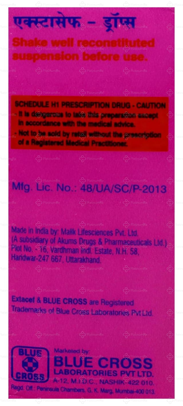Extacef 50mg Oral Drop 10ml