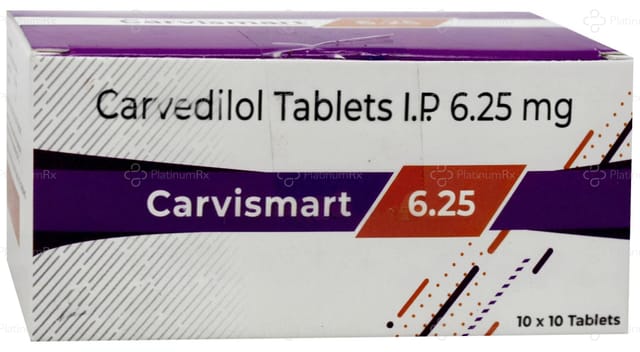 Carvismart 6.25mg Tablet 10s