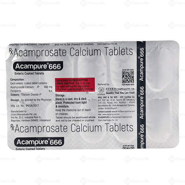 Acampure 666mg Tablet 10s