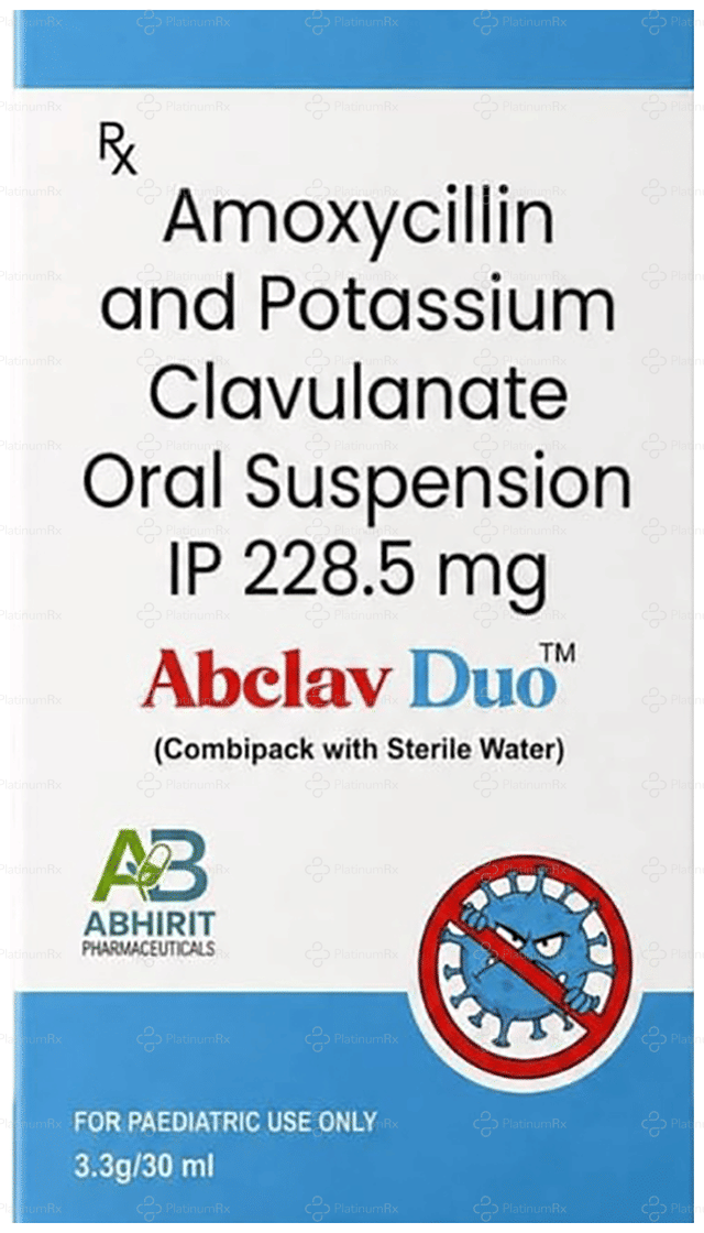 Abclav Duo 250/28.5mg Oral Solution 30ml