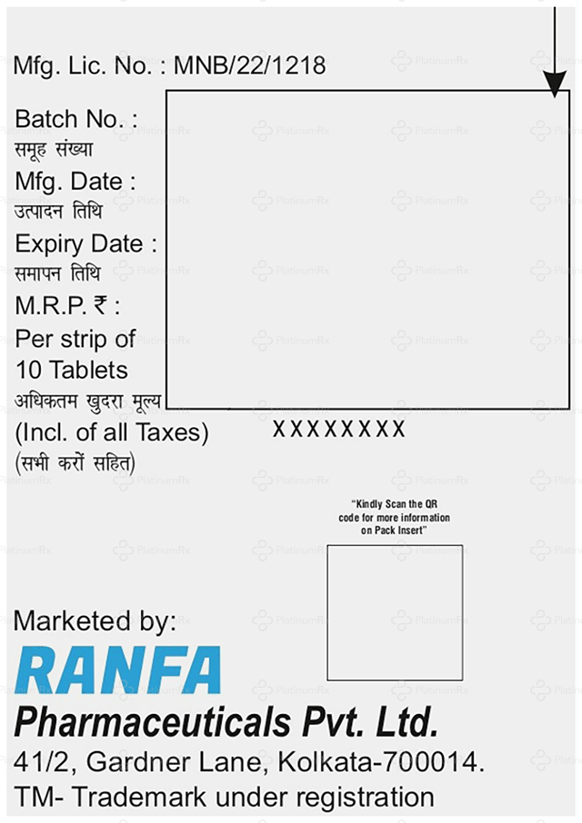 Ranfadol P 100/325mg Tablet 10s