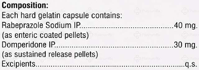 Raberna D 30/40mg Capsule SR 10s