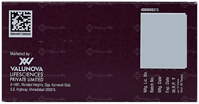 Kastova FX 120/10mg Tablet 10s