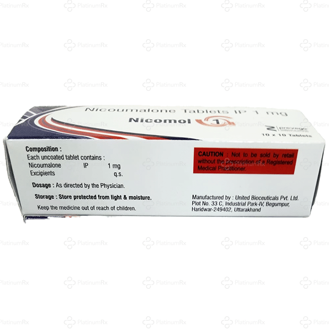 Nicomol 1mg Tablet 10s