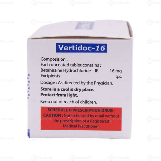 Vertidoc 16mg Tablet 10s