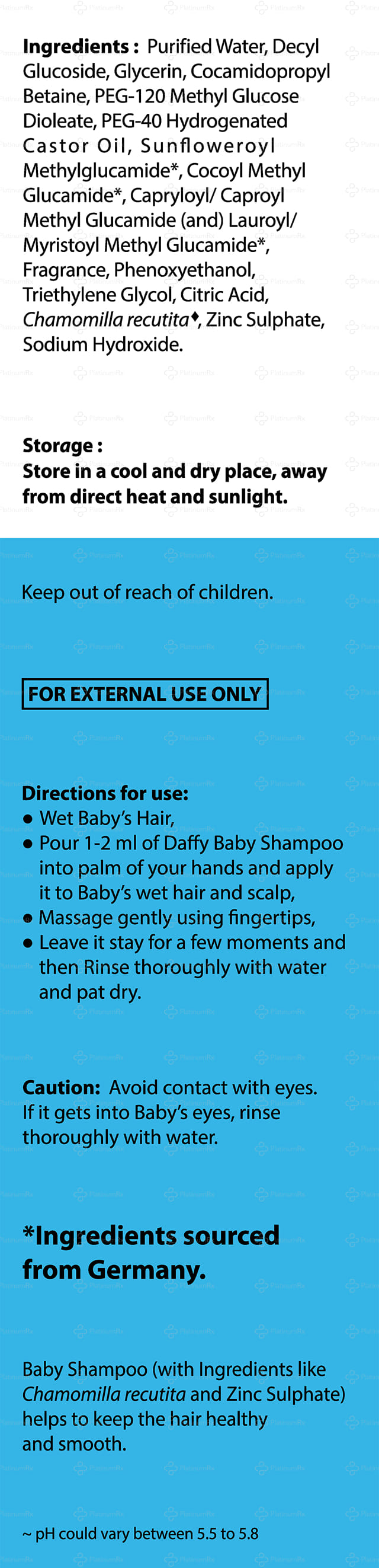 Daffy Baby Shampoo 100ml