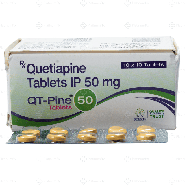 QT Pine 50mg Tablet 10s