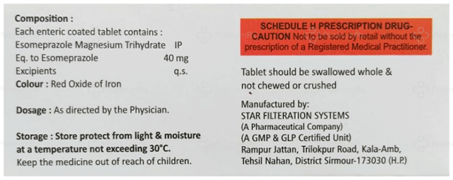 Esomik 40mg Tablet 10s
