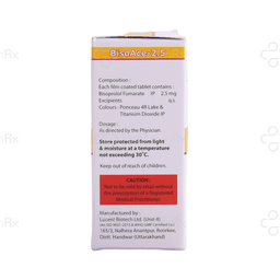 Bisoace 2.5mg Tablet 10s