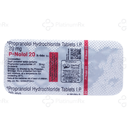 P Nolol 20mg Tablet 10s