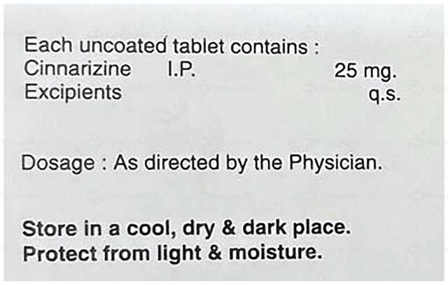 Cinziyork 25mg Tablet 10s