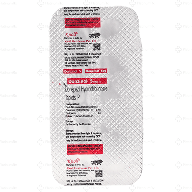 Donzinol 5mg Tablet 10s
