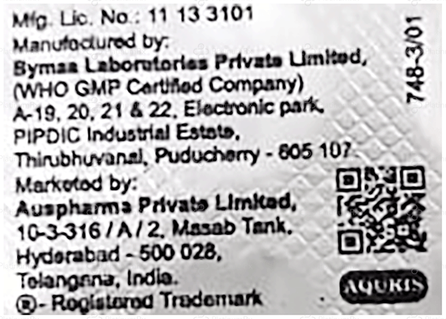 Aquris Lostan 50mg Tablet 10s