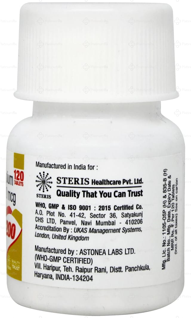 Thyrorise 200mcg Tablet 120s