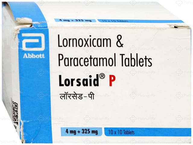 Lorsaid P 4/325mg Tablet 10s