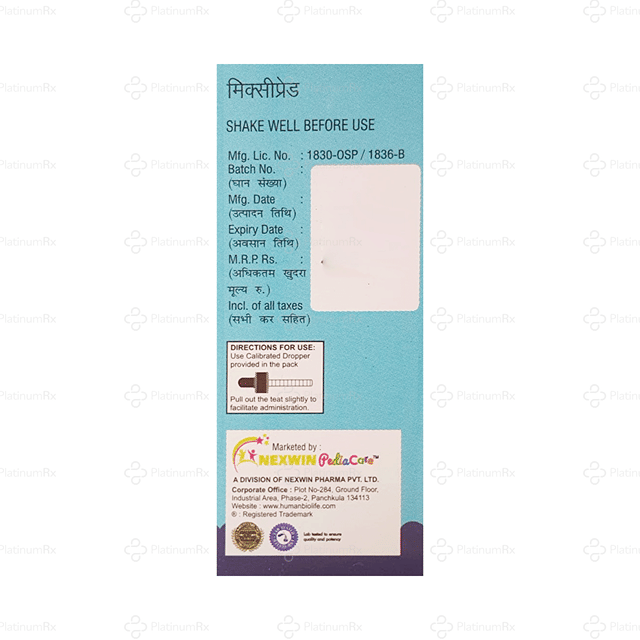 Mixipred 5mg Mixed Fruit Oral Drop 10ml