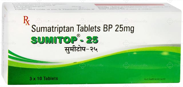 Sumitop 25mg Tablet 10s