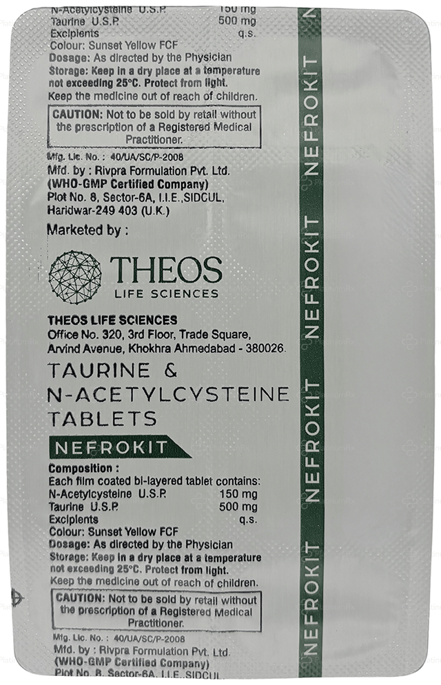 Nefrokit 150/500mg Tablet 10s