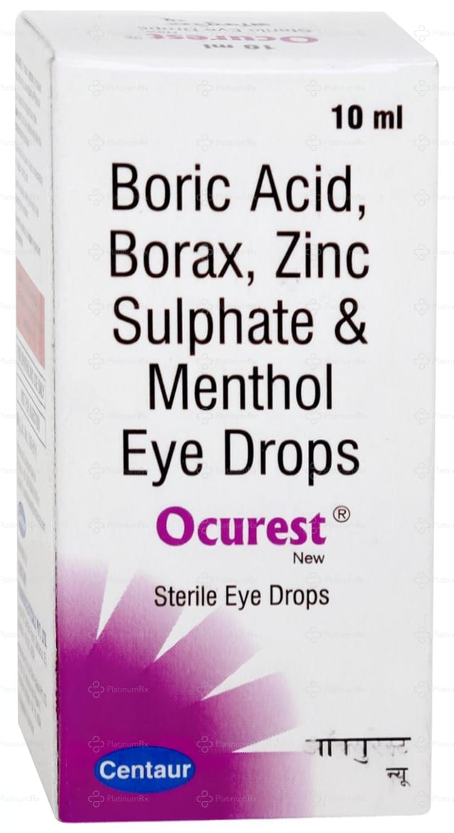 Ocurest New Sterile Eye Drop 10ml