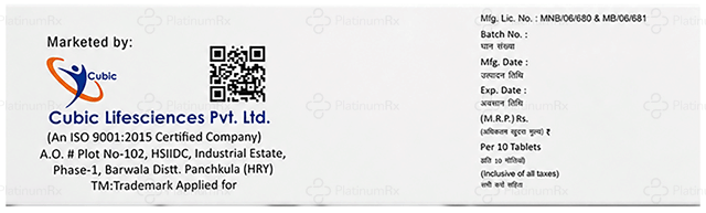 Cubflam MX 50/400mg Tablet 10s