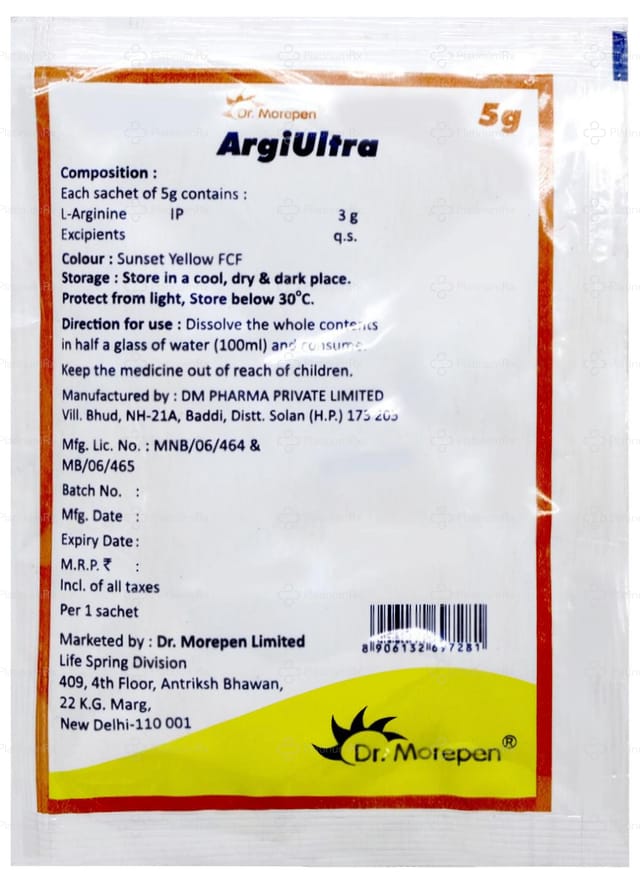 Argiultra 3000mg Sachet 5gm