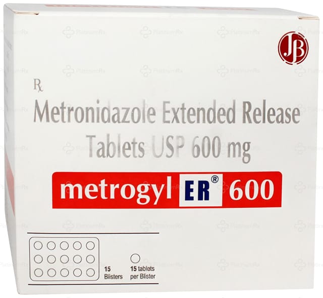 Metrogyl ER 600mg Tablet 15s