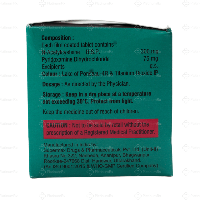 Stylecystin Forte 300/75mg Tablet 10s