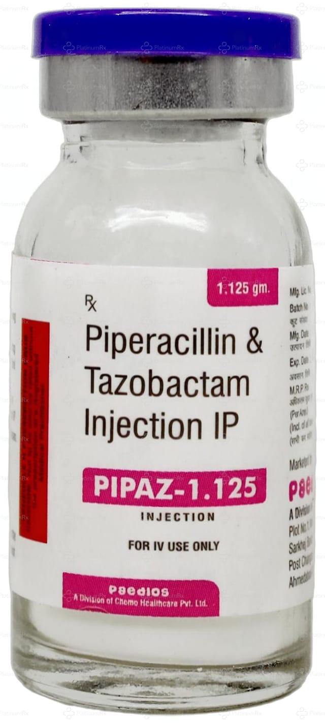 Pipaz 1000/125mg Injection 1s