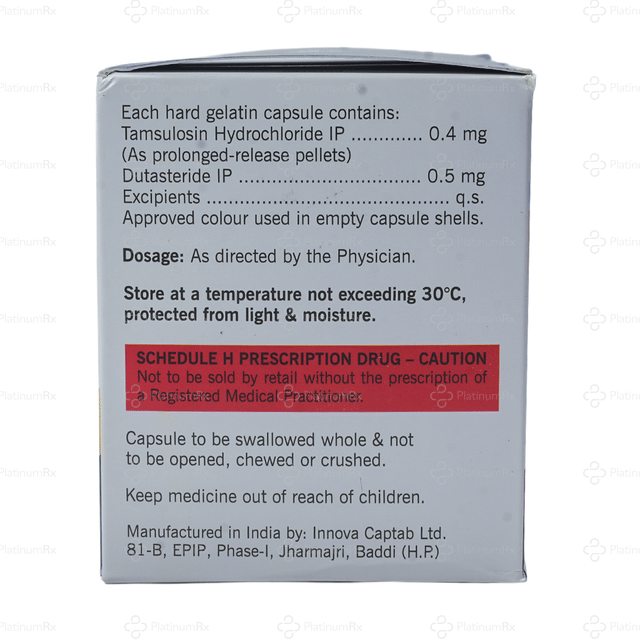 Uriride D 0.5/0.4mg Capsule PR 15s