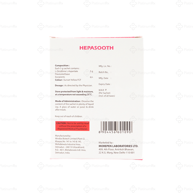 Hepasooth 3000mg Granules 1X5gm