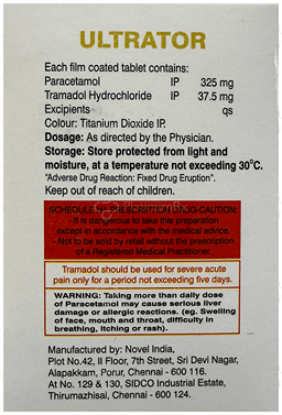 Ultrator 325/37.5mg Tablet 10s