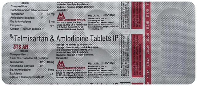 3TS AM 5/40mg Tablet 10s