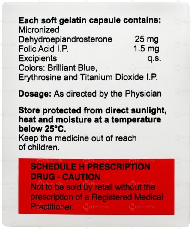 Ovigyn Dh 25mg/1500mcg Capsule 15s