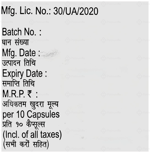 Esmoroc D 30/40mg Capsule SR 10s