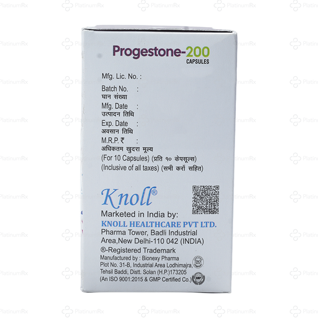 Progestone 200mg Capsule 10s