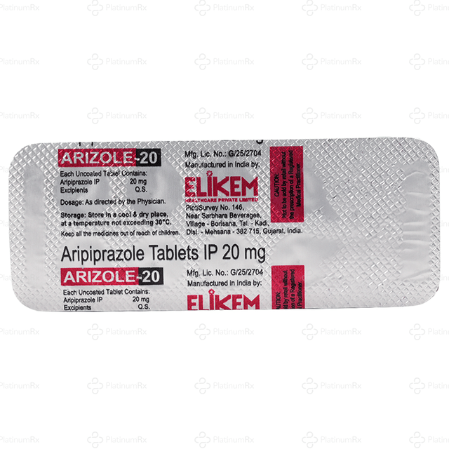 Arizole 20mg Tablet 10s