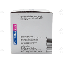 Faroultra 200mg Tablet 6s