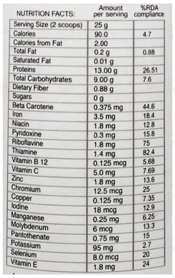High Pro Dietary Supplement French Vanilla Flavour Powder 250gm