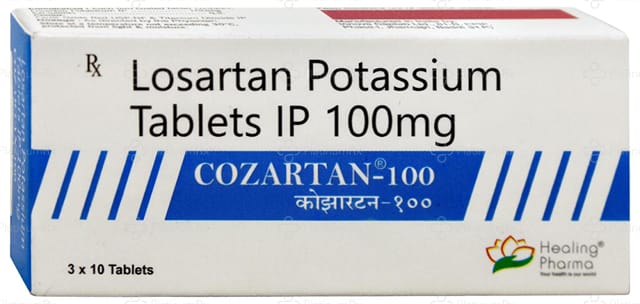 Cozartan 100mg Tablet 10s