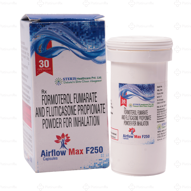 Airflow Max F 250/6mcg Capsule 30s