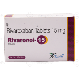 Rivaronol 15mg Tablet 14s