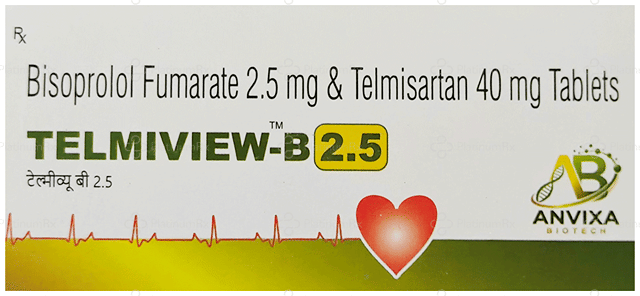 Telmiview B 2.5/40mg Tablet 10s