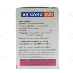 SV Card 100mg Tablet 14s