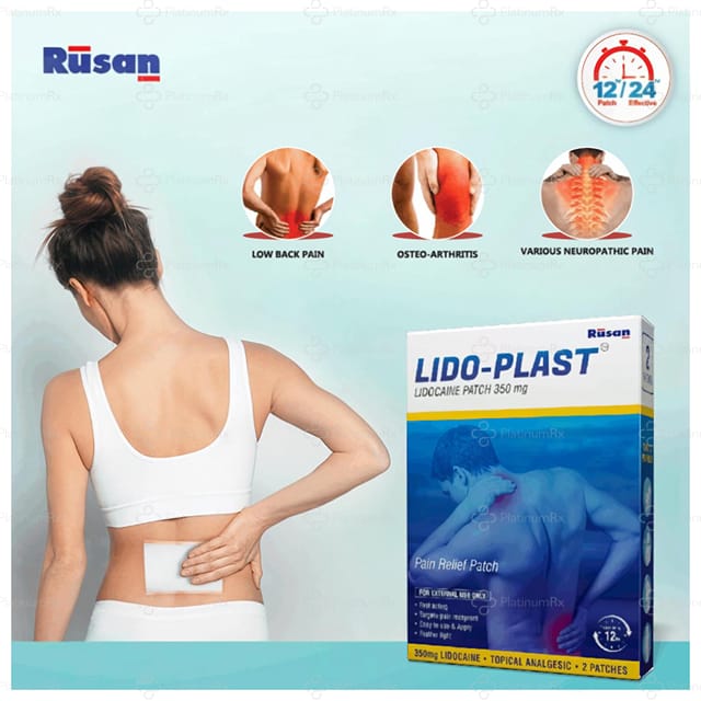 Lido Plast 350mg Pain Relief Patch 1s